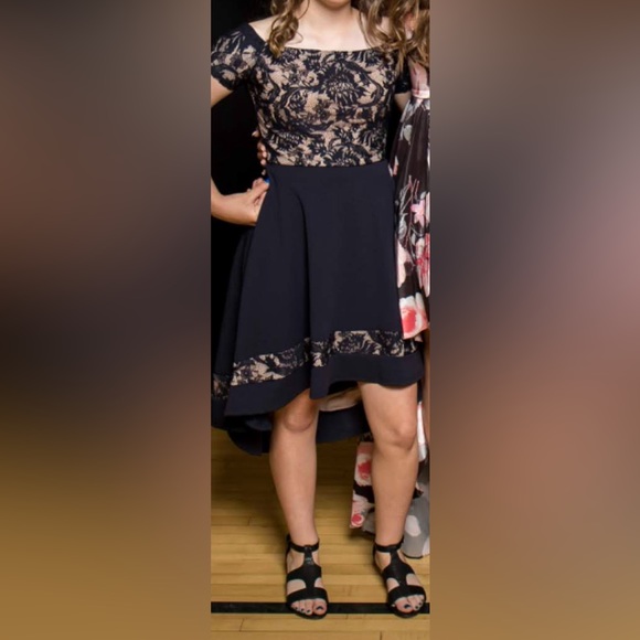 City Studio Dresses City Studio Formal Navy Blue Dress Size Poshmark